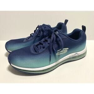 Skechers Skech-Air 12640 Womens 8 Running Shoes Sneakers Blue Teal Exc Cond